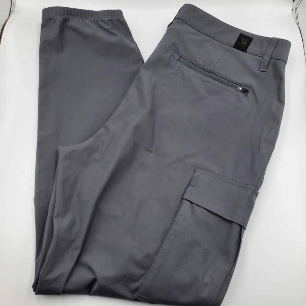 Vuori Mens Technical Cargo Pants V451 Charcoal Grey Jogger Size 36